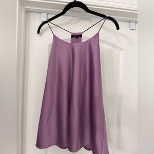 Naked Zebra Lavender Spaghetti Strap Top